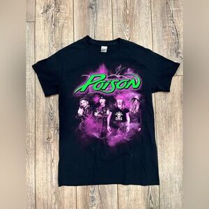 🔥 Poison Band T-Shirt – The Stadium Tour 2022 – Size Small – Vintage Rock Style